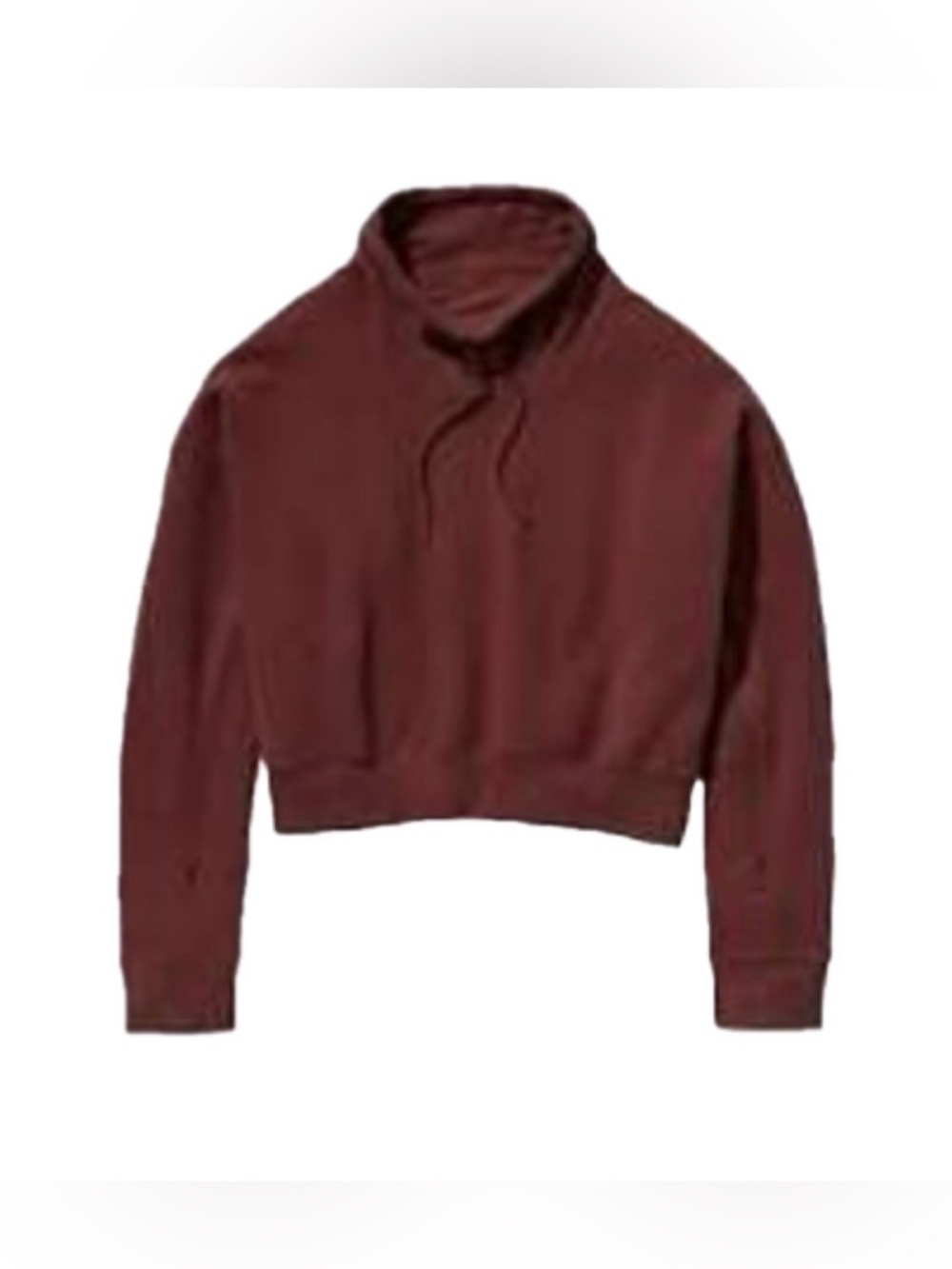 Alicia Keys x Athletica Maroon Retroplush Revive Drawstring Pullover, size 16
